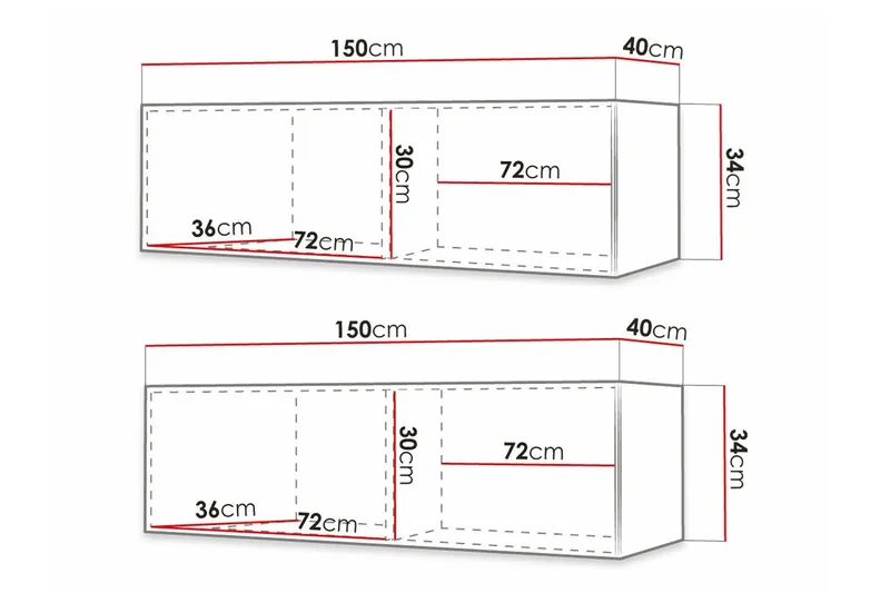 Dunvegan Tv-skåp 300 cm Black - Møbler - Mediamøbel & tv møbel - TV-benk & mediabenk