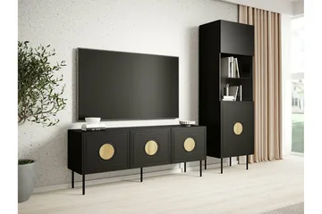 Juniskär TV-benk 151 cm - Svart - Møbler - Mediamøbel & tv møbel - TV-benk & mediabenk