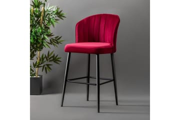 Rubi Bargruppe 52 cm - Rød/Sort - Møbler - Stoler & lenestoler - Barstoler