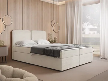 Allgunnen Sengepakke Kontinentalseng 180x200 cm - Beige - Møbler - Senger - Komplett sengepakke
