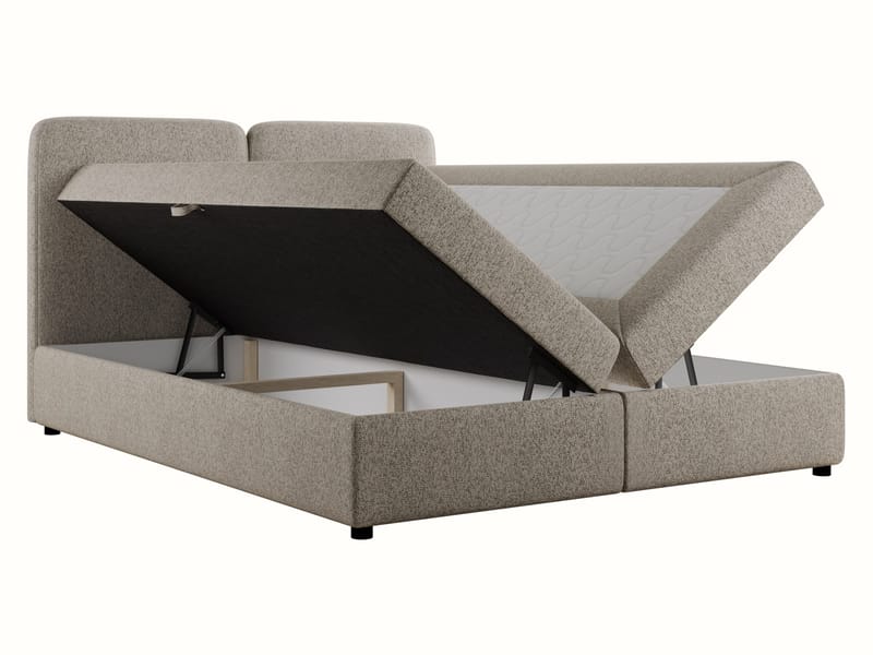 Allgunnen Sengepakke Kontinentalseng 180x200 cm - Beige - Møbler - Senger - Komplett sengepakke