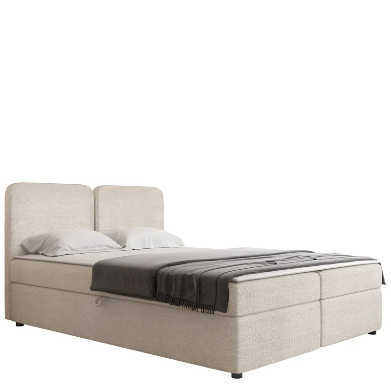 Allgunnen Sengepakke Kontinentalseng 180x200 cm - Beige - Møbler - Senger - Komplett sengepakke