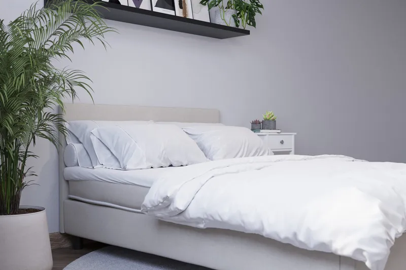 Billingen Kontinentalseng 160x200 cm - Beige - Møbler - Senger - Enkeltsenger