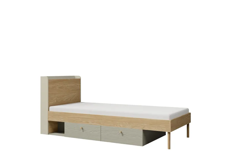 Buhan Sengeramme 90x200 cm, Beige / Brun