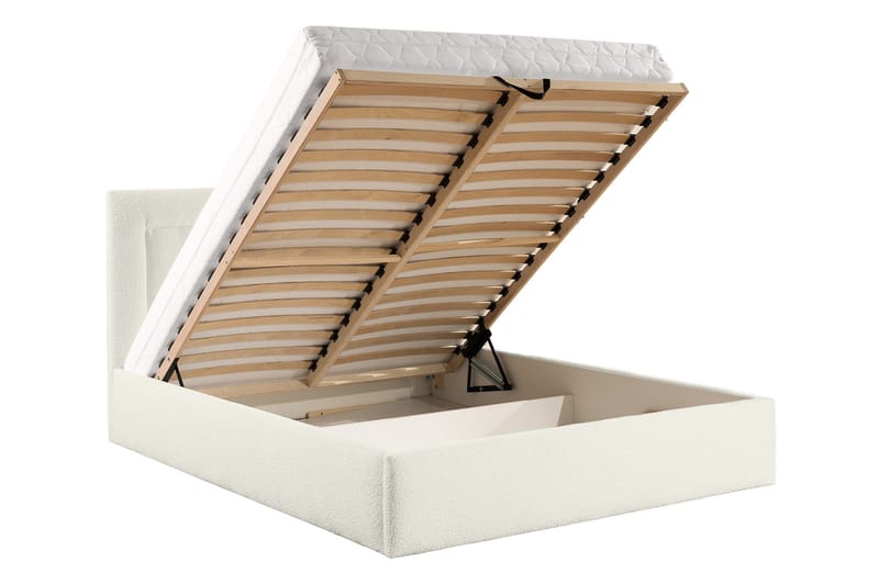 Carve Oppbevaringsseng - Beige - Møbler - Senger - Sengeramme & sengestamme