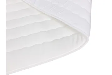 Celestine Oppbevaringsseng 200x200 cm - Hvit - Møbler - Senger - Komplett sengepakke