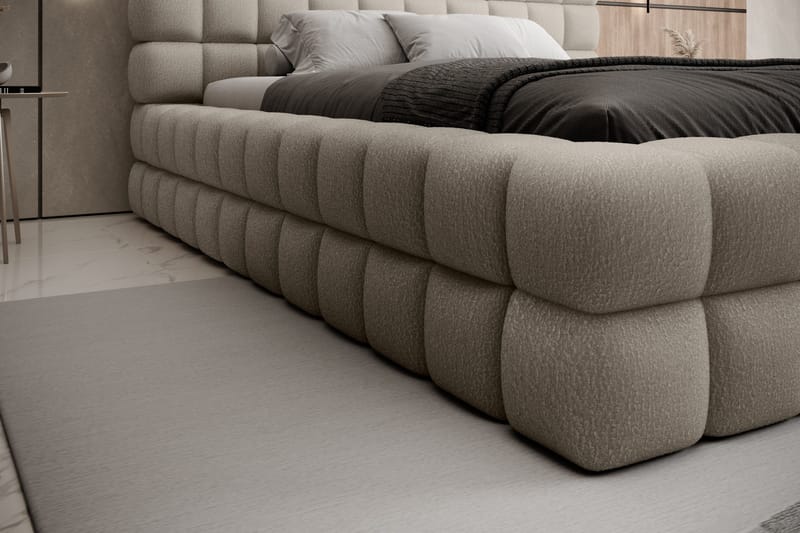 Dizzle Sengramme 160x200 cm - Beige - Møbler - Senger - Sengeramme & sengestamme