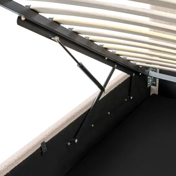 Dobbeltseng Massognes 140x200 cm - Beige - Møbler - Senger - Sengeramme & sengestamme