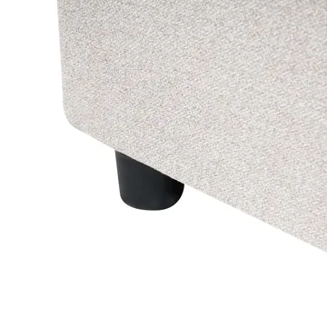 Dobbeltseng Prades 140x200 cm - Lys beige - Møbler - Senger - Sengeramme & sengestamme