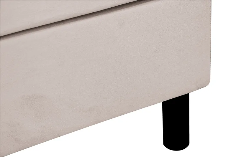 Dream Komplett Sengepakke 140x200 cm Asymmetriske knapper - Beige - Møbler - Senger - Komplett sengepakke
