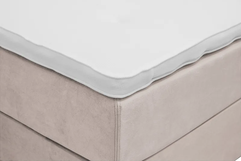 Dream Komplett Sengepakke 140x200 cm Asymmetriske knapper - Beige - Møbler - Senger - Komplett sengepakke
