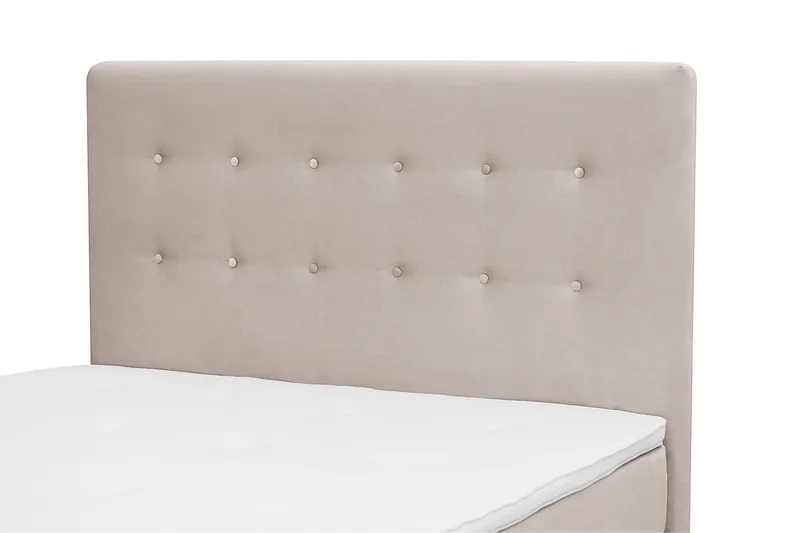 Dream komplett sengepakke 140x200 cm knapper - Beige - Møbler - Senger - Komplett sengepakke