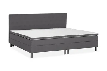 Ella Familieseng Sengepakke 240x200 cm - (+Flere valg) Mørkegrå - Møbler - Senger - Komplett sengepakke