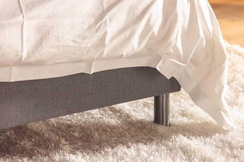 Ella Familieseng Sengepakke 280x200 cm - (+Flere valg) Lysegrå - Møbler - Senger - Komplett sengepakke
