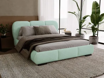 Fito sengeramme med oppbevaring 140x200 cm - mint - Møbler - Senger - Sengeramme & sengestamme