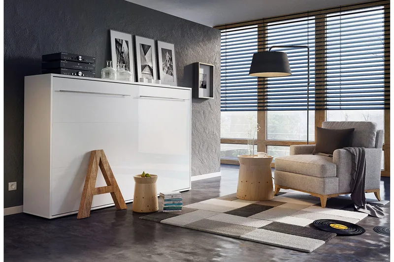 Concept Pro Sengeskap 90x200 cm Wilson & Wood Hvit - Møbler - Senger - Gjesteseng & ekstraseng - Skapseng
