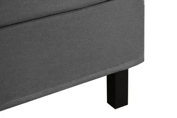 HVILA Classic komplett sengepakke 180x200 cm kontinentalseng med diamantmønstret sengegavl - Grå - Møbler - Senger - Komplett sengepakke
