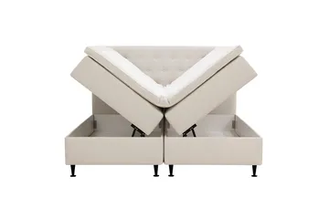 HVILA Plus komplett sengesett med oppbevaring 180x200 cm - Lys beige - Møbler - Senger - Komplett sengepakke