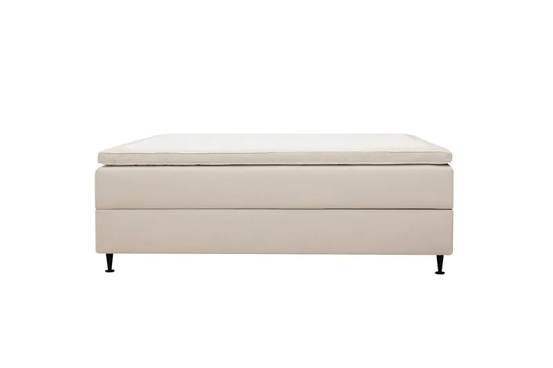 HVILA Plus kontinentalseng med oppbevaring 120x200 cm - Lys beige - Møbler - Senger - Komplett sengepakke