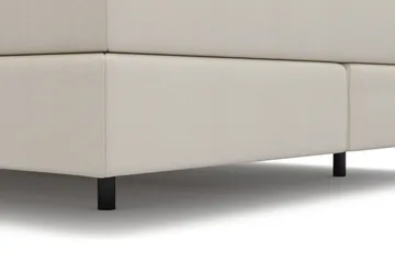 HVILA Premium kontinentalseng 180x200 cm med svevende effekt uten overmadrass - Hvit - Møbler - Senger - Komplett sengepakke