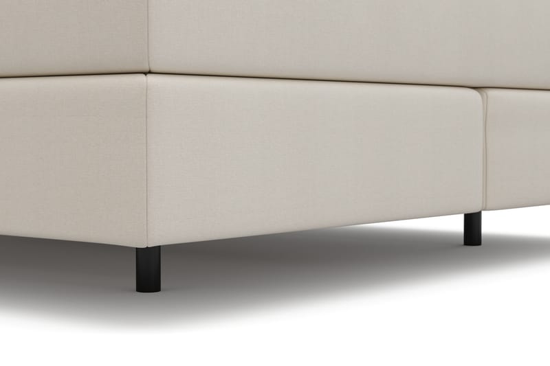 HVILA Premium kontinentalseng 180x200 cm med svevende effekt uten overmadrass - Hvit - Møbler - Senger - Komplett sengepakke