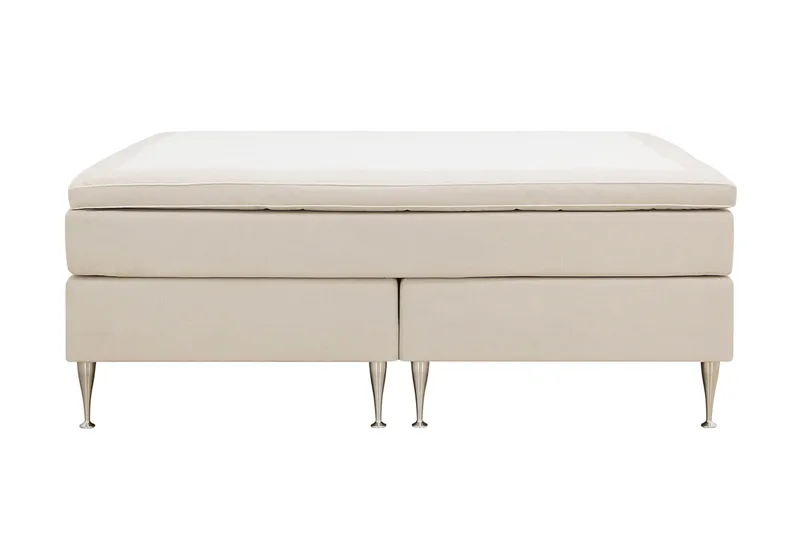 HVILA Plus kontinentalseng 160x200 cm, Lys beige