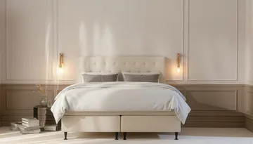 HVILA Plus komplett sengesett 160x200 cm - Lys beige - Møbler - Senger - Komplett sengepakke
