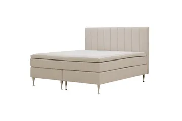 HVILA Plus kontinentalseng 160x200 cm - Lys beige - Møbler - Senger - Kontinentalsenger
