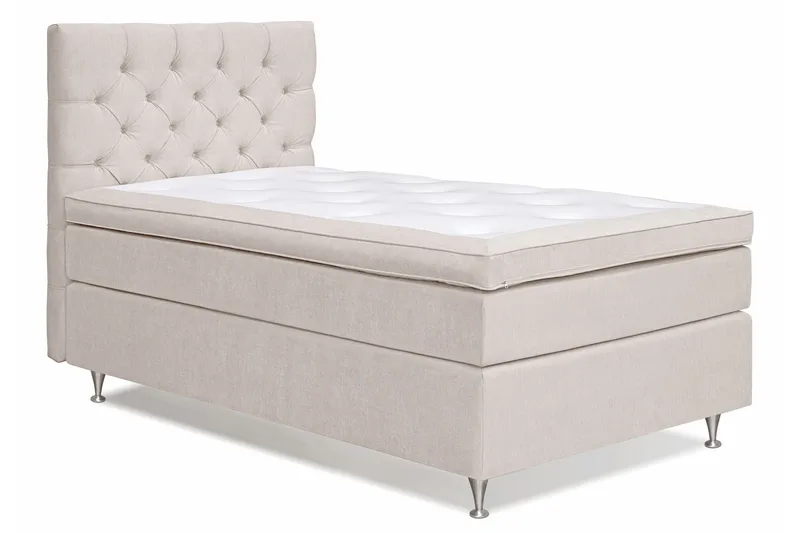 Joluma Kontinentalseng 105x200 Medium - Lysbeige - Møbler - Senger - Kontinentalsenger