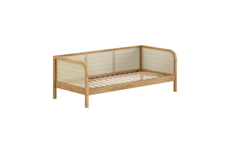 Kabin seng 90 x 200 cm Rattan Eik