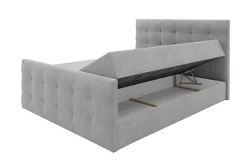Kleos Kontinentalseng 180x200 cm med Sengegavl - Grønn - Møbler - Senger - Kontinentalsenger