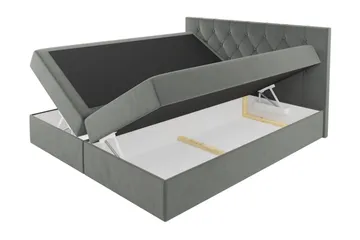 Kontinentalseng 144x208 cm - Svart - Møbler - Senger - Komplett sengepakke