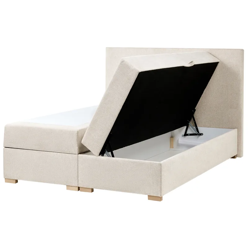 Kontinentalseng Major 140x200 cm, Lys beige