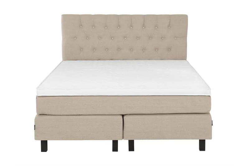 Bed Deluxe Komplett Sengepakke 180x200 Beige - Møbler - Senger - Kontinentalsenger