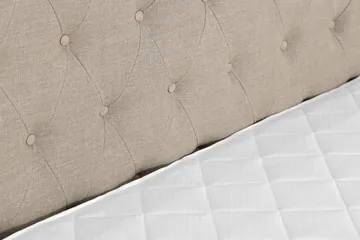 Bed Deluxe Komplett Sengepakke 180x200 Beige - Møbler - Senger - Kontinentalsenger