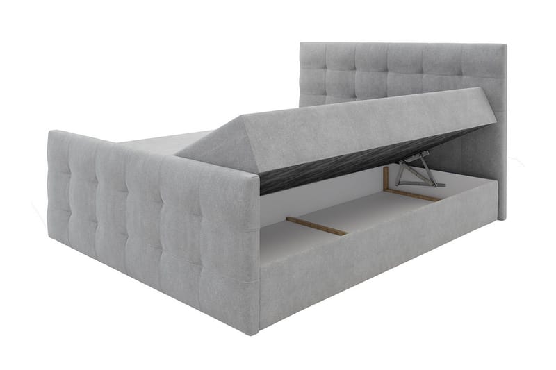 Kleos Kontinentalseng 140x200 cm med Sengegavl - Grønn - Møbler - Senger - Kontinentalsenger