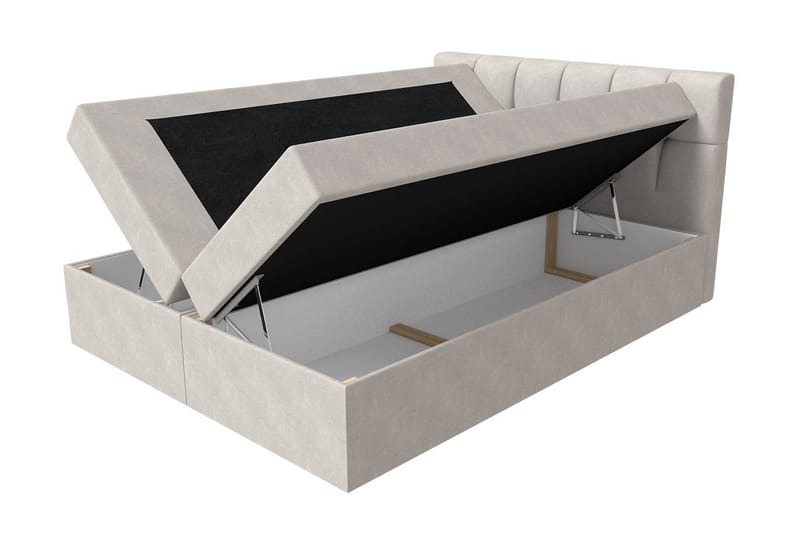Kramvik kontinentalseng 200x200 - Svart - Møbler - Senger - Enkeltsenger