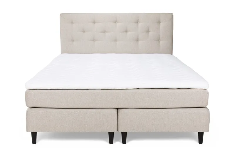 Nice Deluxe Komplett Sengepakke 180x200 - Beige - Møbler - Senger - Kontinentalsenger