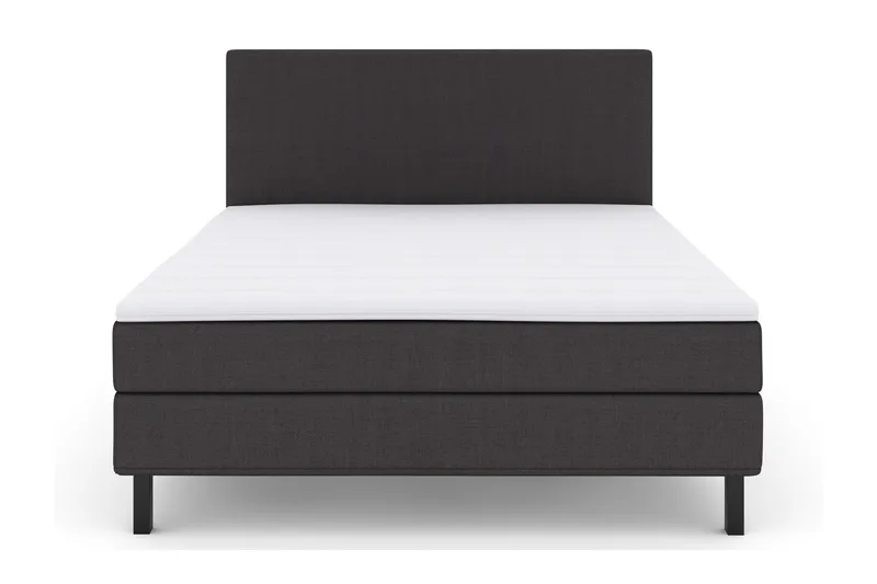 Select No 1 Komplett Sengepakke 160x200 - Mørkegrå/Svarta Ben - Møbler - Senger - Kontinentalsenger