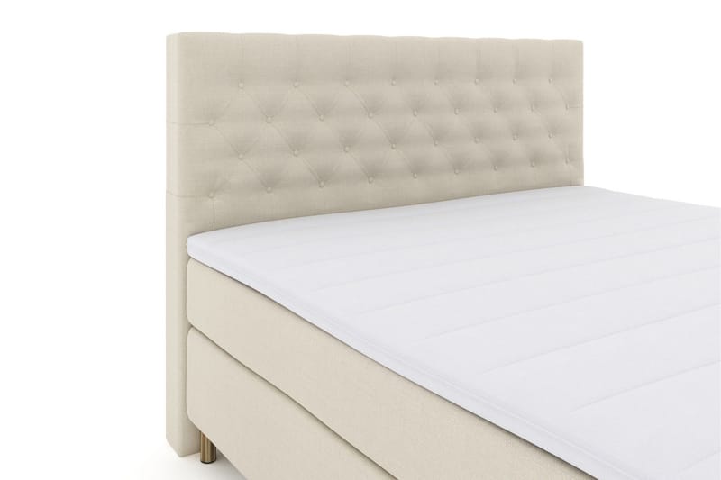 Select No 3 Kontinentalseng 210x210 Medium - Beige/Kobberben - Møbler - Senger - Kontinentalsenger