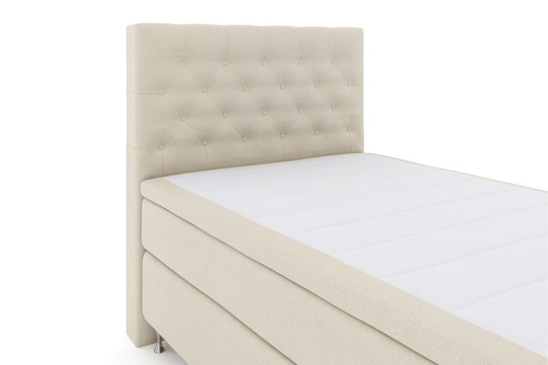 Select No 5 Kontinentalseng 120x200 Fast Watergel - Beige/Sølvben - Møbler - Senger - Kontinentalsenger