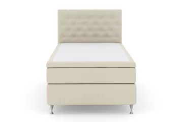 Select No 5 Kontinentalseng 120x200 Fast Watergel - Beige/Sølvben - Møbler - Senger - Kontinentalsenger