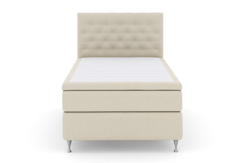 Select No 5 Kontinentalseng 120x200 Fast Watergel - Beige/Sølvben - Møbler - Senger - Kontinentalsenger