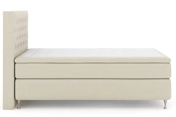 Select No 5 Kontinentalseng 120x200 Fast Watergel - Beige/Sølvben - Møbler - Senger - Kontinentalsenger
