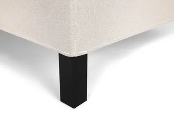 Lucky Komplett Sengepakke 180x200 Skum Glatt Sengegavl - Beige - Møbler - Senger - Komplett sengepakke