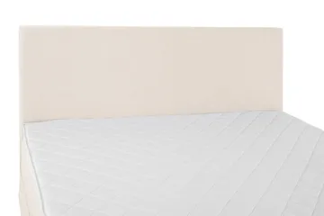 Lucky Komplett Sengepakke 180x200 Skum Glatt Sengegavl - Beige - Møbler - Senger - Komplett sengepakke