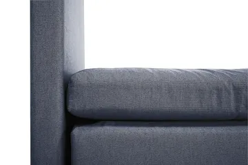 Lucky Komplett Sengepakke 180x200 Polyeter Glatt Sengegavl - Nakkepute Stor Mørkeblå - Møbler - Senger - Komplett sengepakke