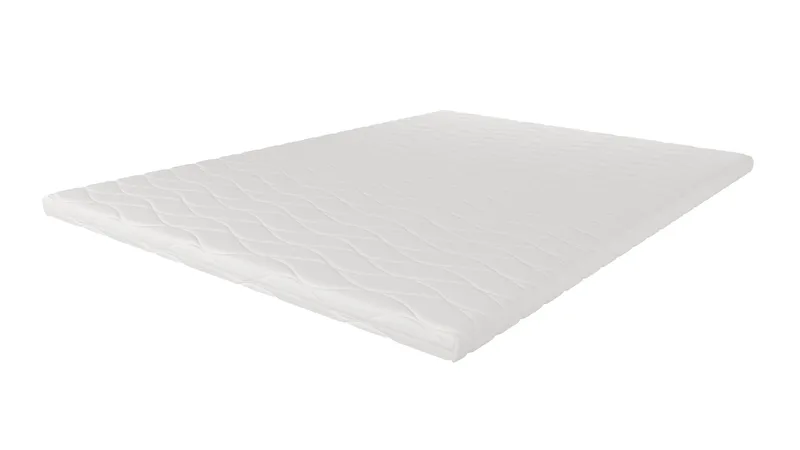 HVILA Latex overmadrass i punktelastisk lateks 140x200 cm – 7 cm medium/fast, vaskbart trekk