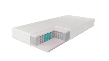 HVILA Pocket 7-soners fjærmadrass med vaskbart trekk 80x200 cm - Møbler - Senger - Madrasser - Rammemadrass & springfjærmadrass