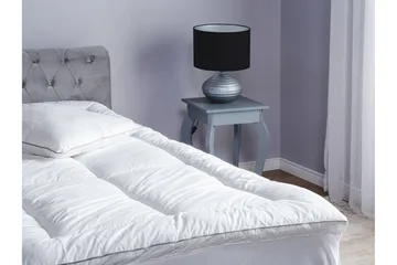 Trivor Overmadrass 180 200 cm - Hvit - Møbler - Senger - Madrasser - Overmadrass
